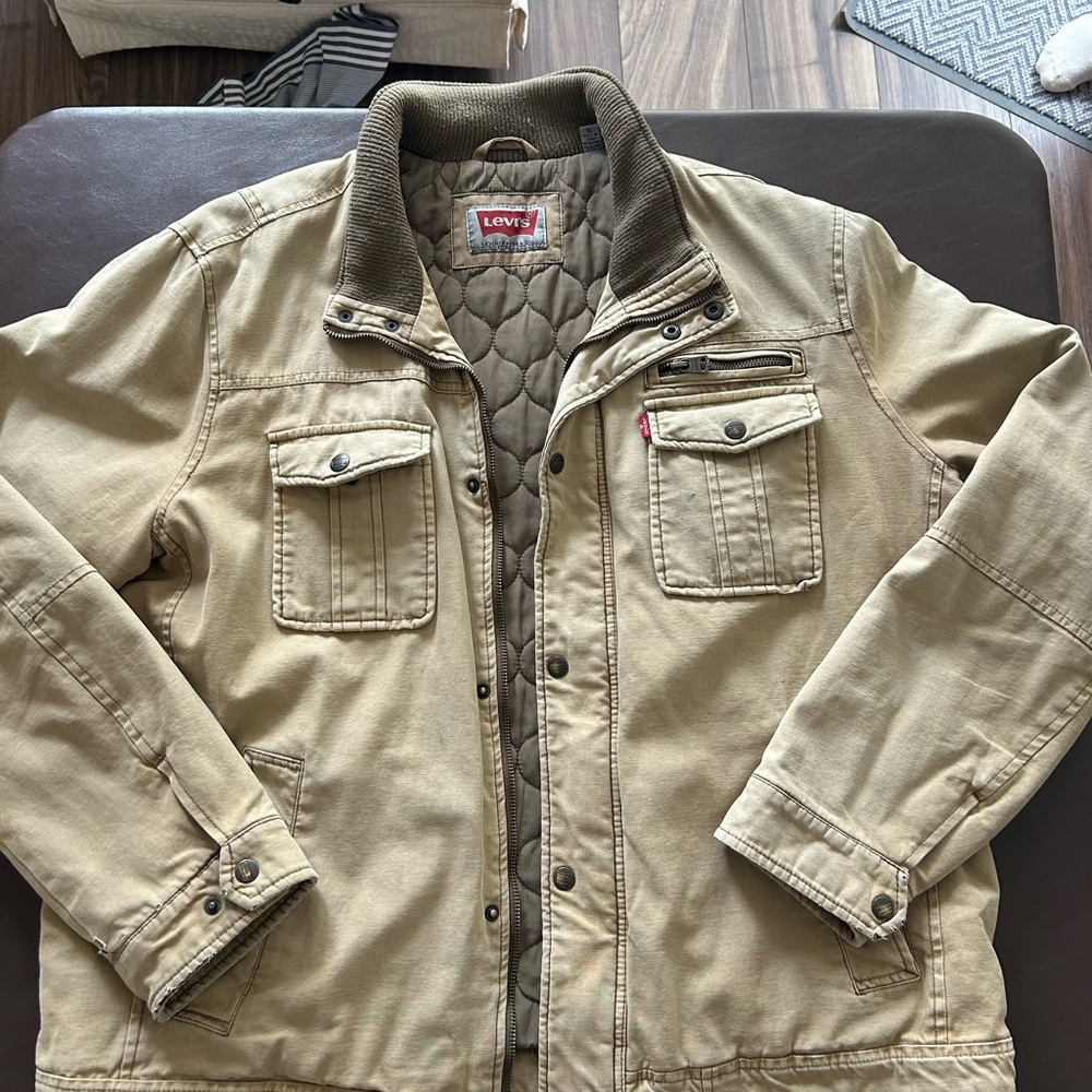 Levi's Khaki Military Field Jacket